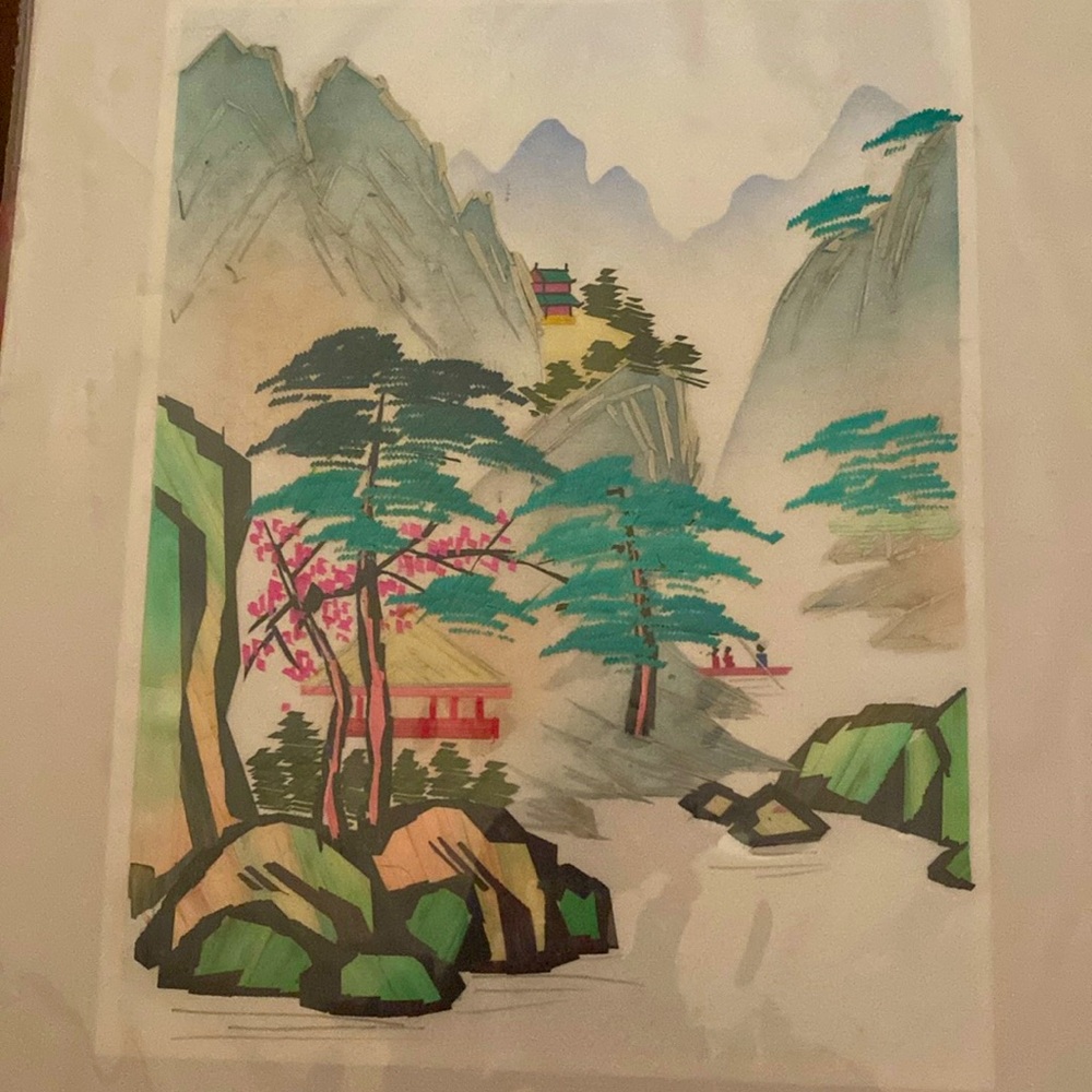 3 pictures/ no frames